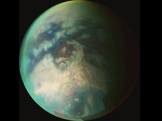 Titan: Saturn's Moon with Lakes and Seas